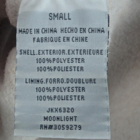 Thread & Supply Size Small Hoodie In Tan With A Touch Of Light Pink - Picture 10 of 15